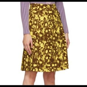 Heaven by Marc Jacobs Techno Floral Pleated Skirt